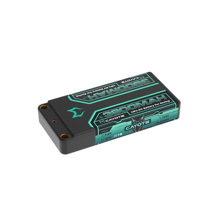 CAYOTE LiPo 3900mAh HV Shorty 7.6v 15.8mm 142g (CA392S145) CAYOTE LiPo 3900mAh HV Shorty 7.6v 15.8mm 142g (CA392S145)