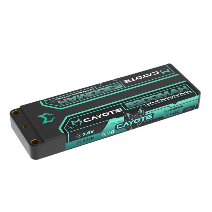 CAYOTE LiPo 5300mAh HV Stick 7.6v 19.8mm 214g (CA532S145) CAYOTE LiPo 5300mAh HV Stick 7.6v 19.8mm 214g (CA532S145)
