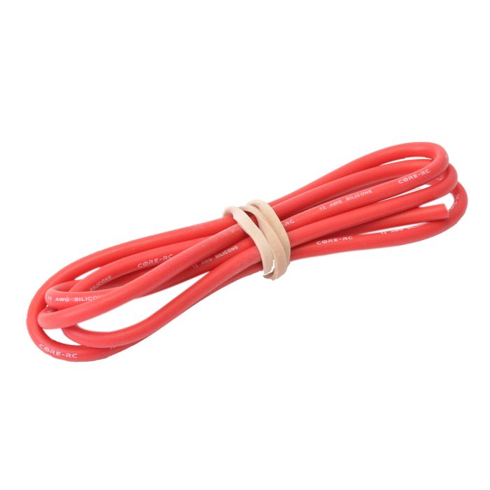 Core RC Silicone Wire 12AWG - Red 1 Metre (CR050) Core RC Silicone Wire 12AWG - Red 1 Metre (CR050)