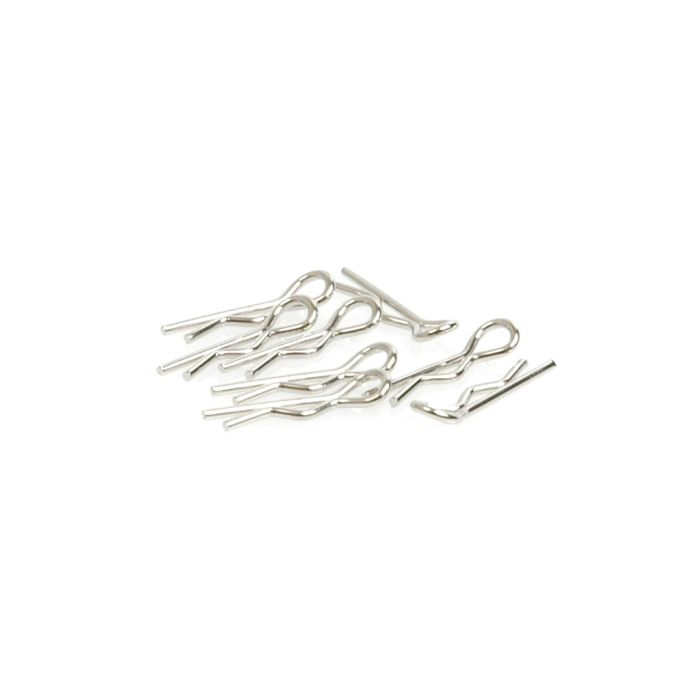 Core RC Small Body Clip 1/10 - Silver (8) Core RC Small Body Clip 1/10 - Silver (8)