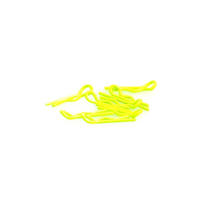 Core RC Small Body Clip 1/10 - Fluorescent Yellow (8) Core RC Small Body Clip 1/10 - Fluorescent Yellow (8)