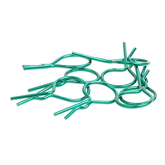 Core RC Big Body Clip 1/10 - Metallic Green (8) Core RC Big Body Clip 1/10 - Metallic Green (8)