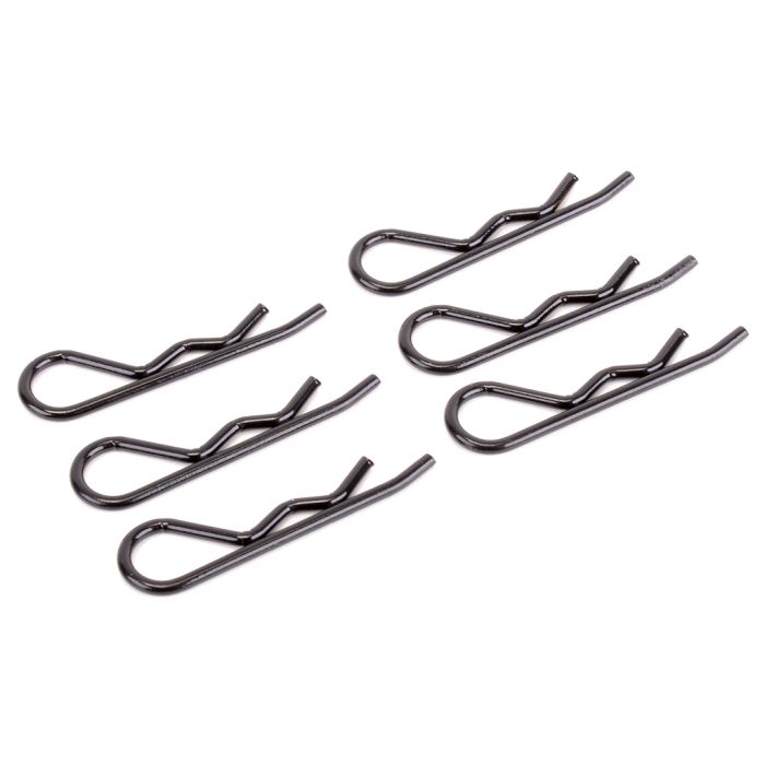 Core RC Body Clips 1/8 - Black - (6) Core RC Body Clips 1/8 - Black - (6)