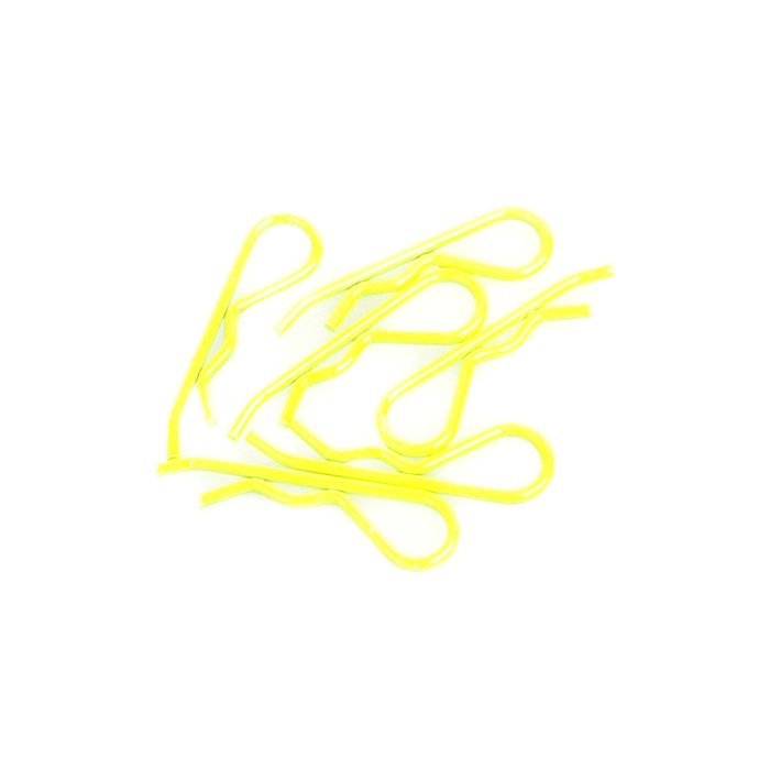 Core RC Body Clip 1/8 - Fluorescent Yellow (6) Core RC Body Clip 1/8 - Fluorescent Yellow (6)