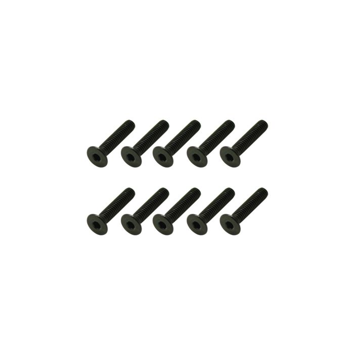 Core RC Steel Csk Hex Screws M2.5 x 12 pk10 (CR343) Core RC Steel Csk Hex Screws M2.5 x 12 pk10 (CR343)