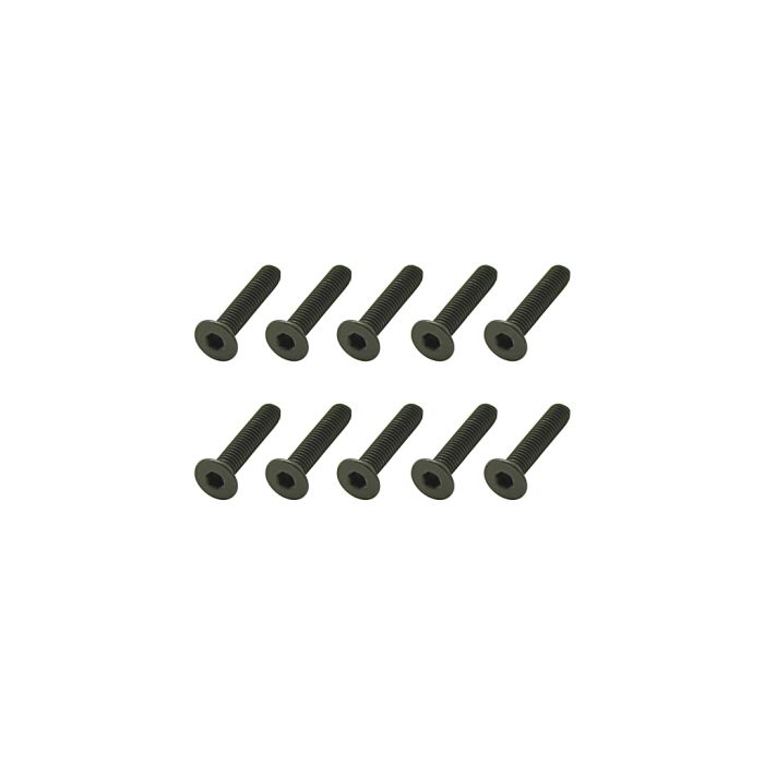 Core RC Steel Csk Hex Screws M3 x 15 pk10 (CR349) Core RC Steel Csk Hex Screws M3 x 15 pk10 (CR349)