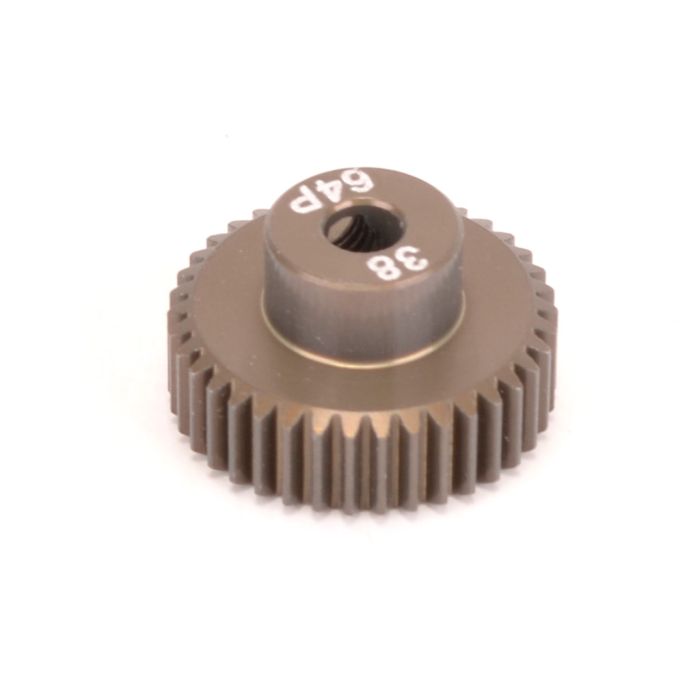 Core RC Pinion Gear 64DP 38T (7075 Hard) (CR6438) Core RC Pinion Gear 64DP 38T (7075 Hard) (CR6438)