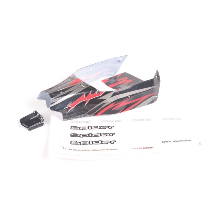 Core RC Spider Body Red (CRA180) Core RC Spider Body Red (CRA180)