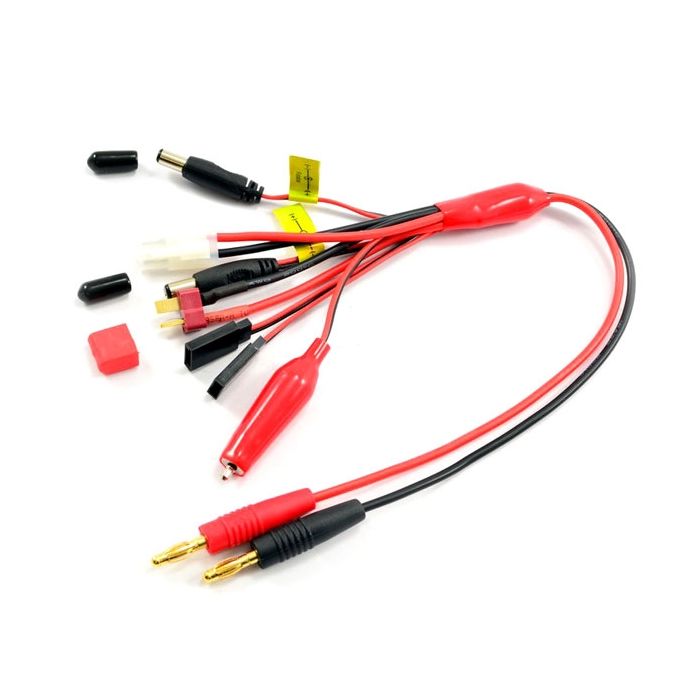 Etronix 4mm Plug To Glow/Tamiya/Deans/ Jr TX+Rx And Futaba TX+Rx Pvc