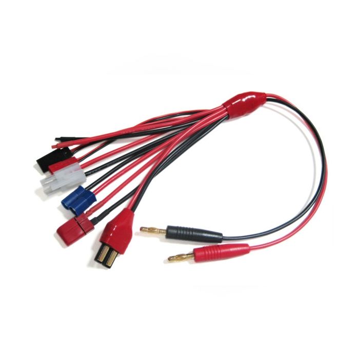 Etronix 4.0mm To Deans/Futaba/Jst/Tami Ya/Ec3/Diy Extra Wire Etronix 4.0mm To Deans/Futaba/Jst/Tami Ya/Ec3/Diy Extra Wire