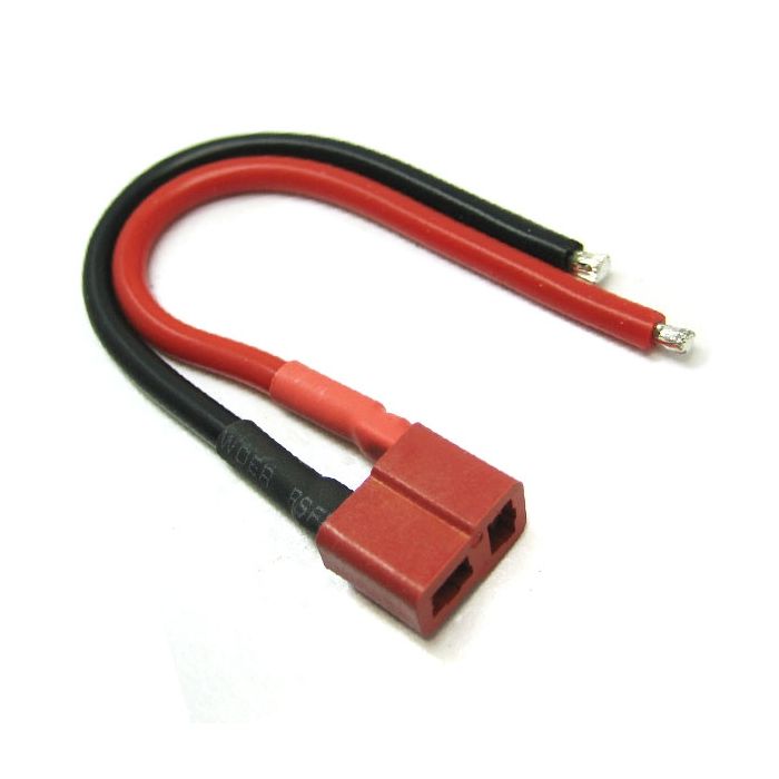 Etronix Female Deans Plug With 10cm 14Awg Silicone Wire Etronix Female Deans Plug With 10cm 14Awg Silicone Wire