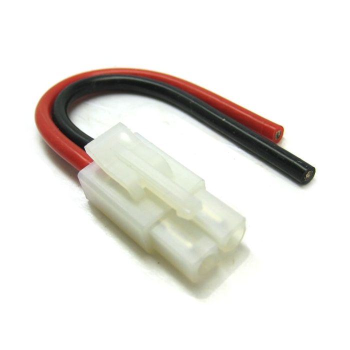 Etronix Male Tamiya Connector With 10cm 14Awg Silicone Wire Etronix Male Tamiya Connector With 10cm 14Awg Silicone Wire