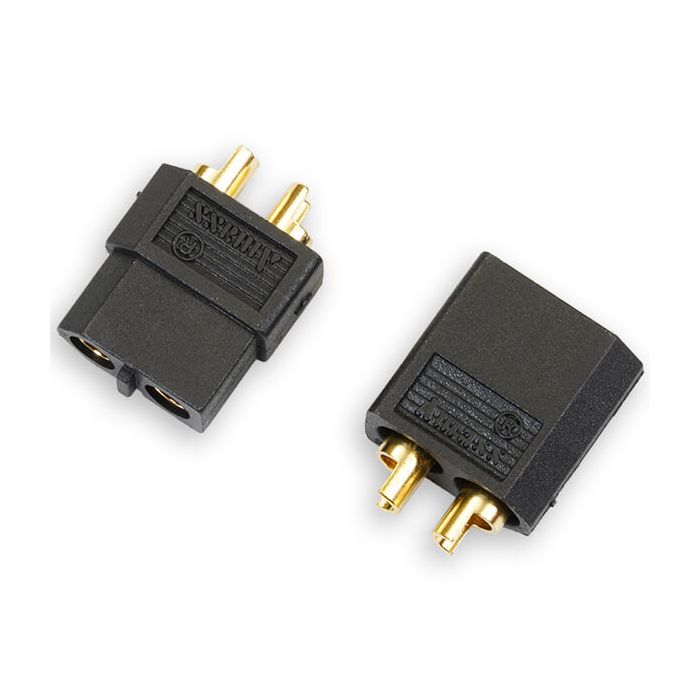 Etronix XT-60 Connector (Male/Female) Black (ET0796BK)