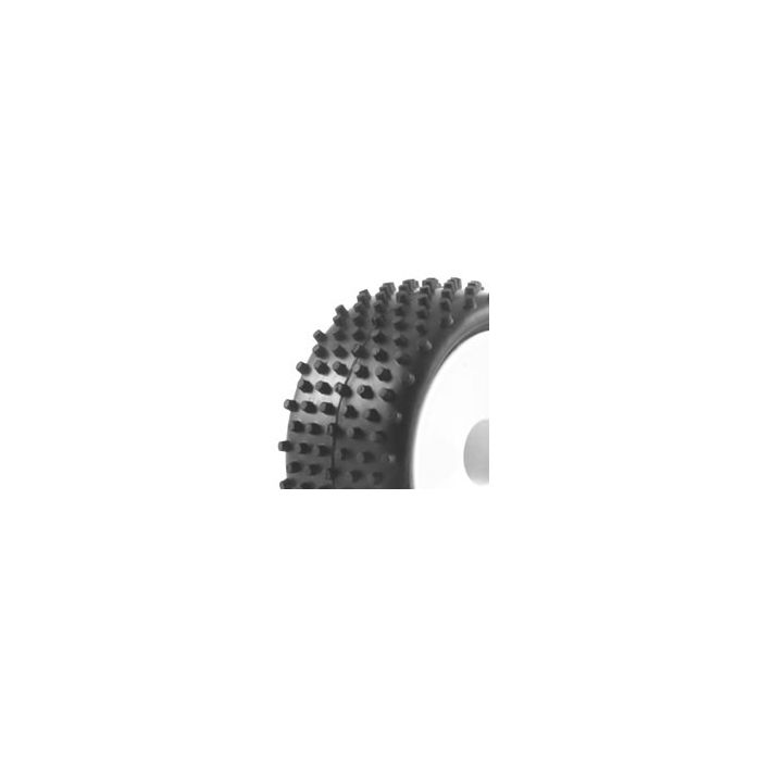 Fastrax 1:10th Mounted Buggy Tyres LP 'Stub' Rear (FAST0047)