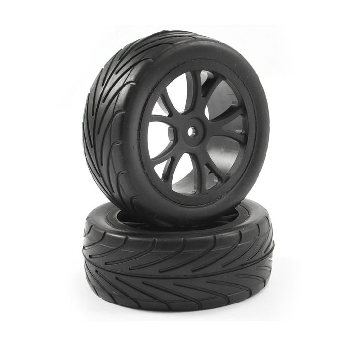 FASTRAX 1/10TH MOUNTED ARROW BUGGY FRONT TYRES 10-SPOKE