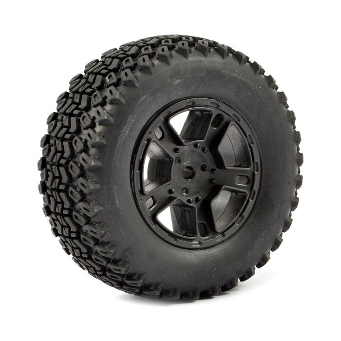 Fastrax 1:10 SC Zigzag Mounted 5-Spoke Black (Slash Rr/Blitz) (FAST1111B) Fastrax 1:10 SC Zigzag Mounted 5-Spoke Black (Slash Rr/Blitz) (FAST1111B)