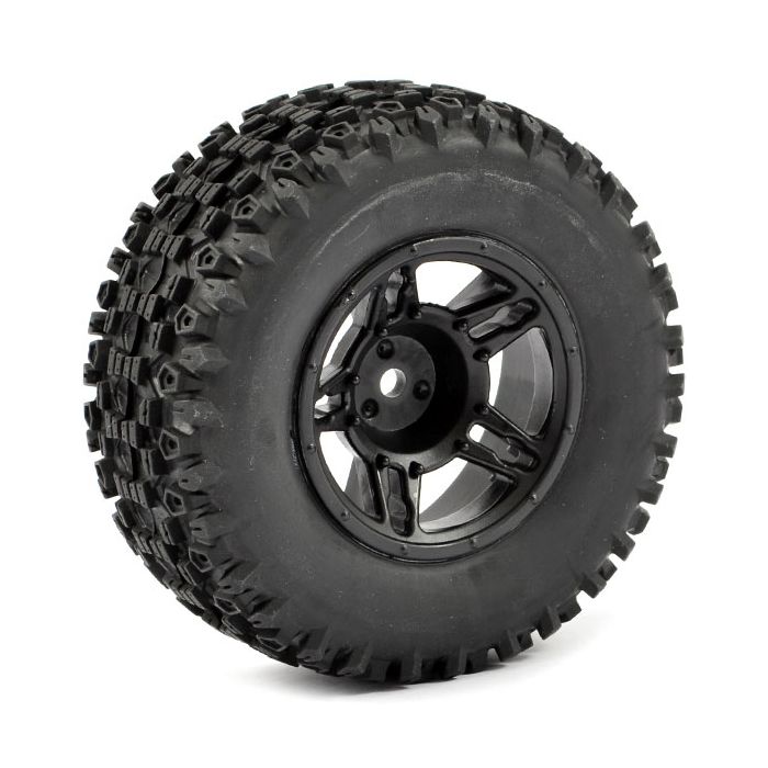 Fastrax 1:10 SC Stinger Mtd 5-Spoke Black (Slash Fr) (Pr) (FAST1115B) Fastrax 1:10 SC Stinger Mtd 5-Spoke Black (Slash Fr) (Pr) (FAST1115B)