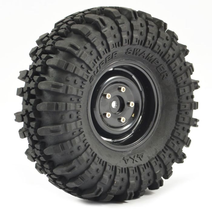FASTRAX 1:10 CRAWLER SWAMPER 1.9 SCALE WHEEL ø118MM TYRE (BLACK) FASTRAX 1:10 CRAWLER SWAMPER 1.9 SCALE WHEEL ø118MM TYRE (BLACK)