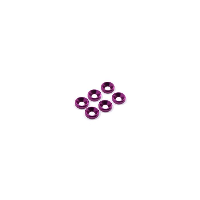 Fastrax M3 Csk Washer Purple (6) (FAST140P)