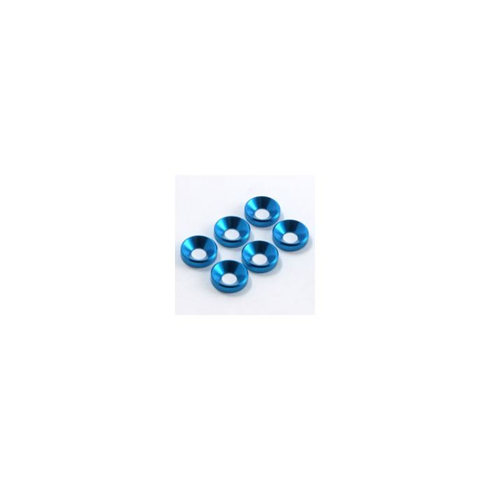 Fastrax M4 Shim Washer (6) Blue (FAST145) Fastrax M4 Shim Washer (6) Blue (FAST145)
