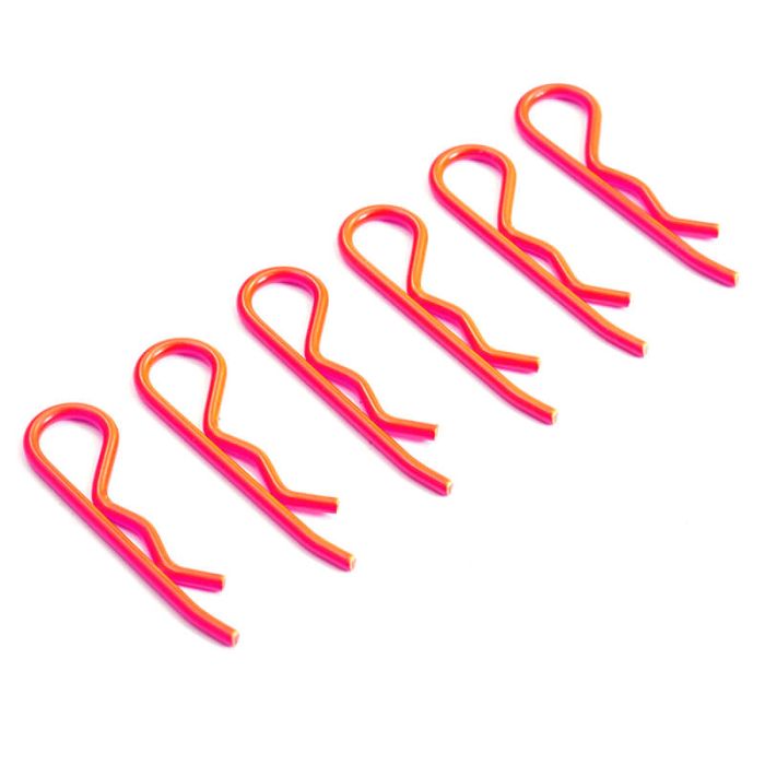 Fastrax 1:8th/1:5th/Transponder Body Clips Fluo Pink (6) (FAST210FP) Fastrax 1:8th/1:5th/Transponder Body Clips Fluo Pink (6) (FAST210FP)