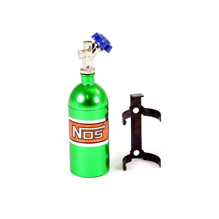Fastrax Aluminum Nos Nitrous Bottle & Mount - Green (FAST2204G) Fastrax Aluminum Nos Nitrous Bottle & Mount - Green (FAST2204G)