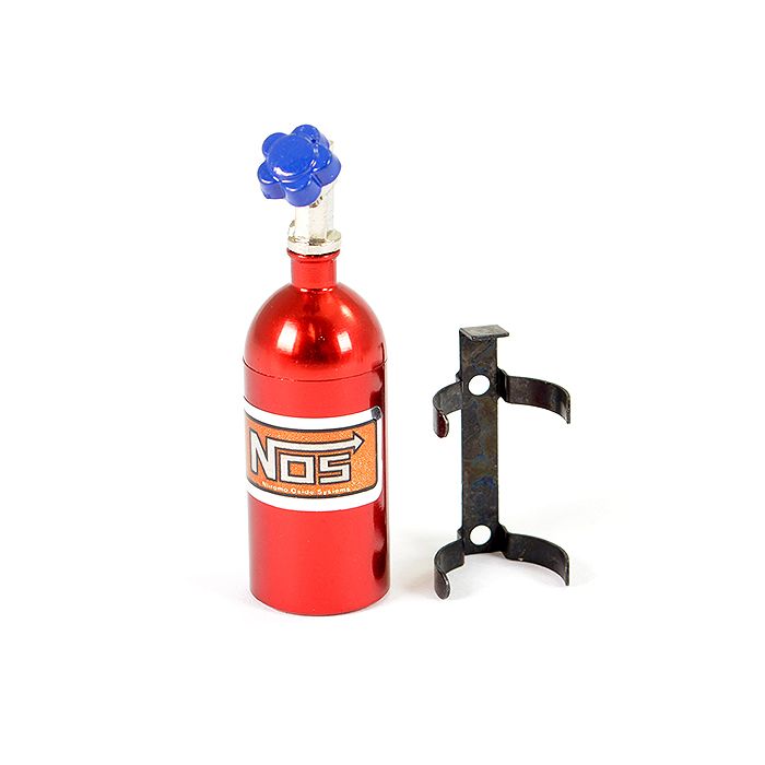 Fastrax Aluminum Nos Nitrous Bottle & Mount - Red (FAST2204R) Fastrax Aluminum Nos Nitrous Bottle & Mount - Red (FAST2204R)