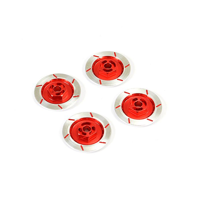 Fastrax Aluminium Disc Brake W/Wheel Hex (4Pc) - Red (FAST2216AR) Fastrax Aluminium Disc Brake W/Wheel Hex (4Pc) - Red (FAST2216AR)