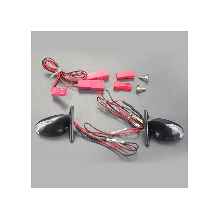 FASTRAX WING MIRROR SET w/LED WHITE LIGHTS DIRECT CONNECT FASTRAX WING MIRROR SET w/LED WHITE LIGHTS DIRECT CONNECT