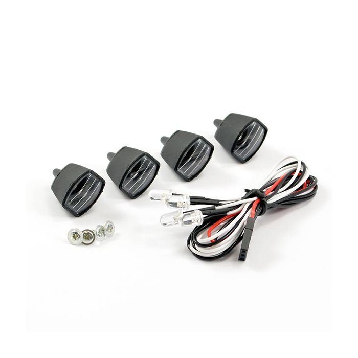 Fastrax Light Set W/Led,Lenses Wire Connector 4Pcs - Rectangle (FAST2340) Fastrax Light Set W/Led,Lenses Wire Connector 4Pcs - Rectangle (FAST2340)