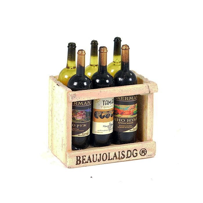 Fastrax Scale Wood Crate W/Wine Bottles (FAST2358) Fastrax Scale Wood Crate W/Wine Bottles (FAST2358)