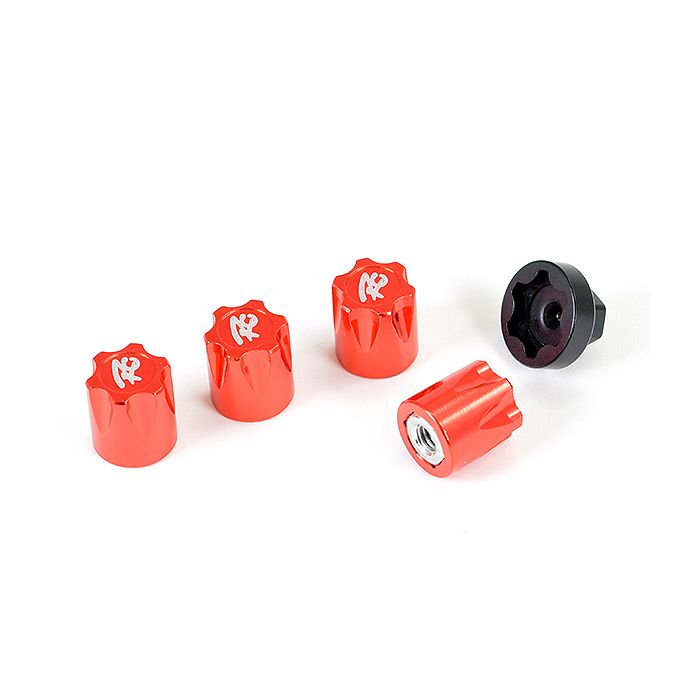 Fastrax Antidust Aluminium M4 Wheel Nut Covers (4Pcs) - Red (FAST2387R) Fastrax Antidust Aluminium M4 Wheel Nut Covers (4Pcs) - Red (FAST2387R)