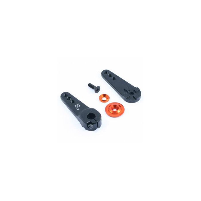 Fastrax 25T Jumbo Black Alum 3-In-1 Servo Horn (Futaba) (FAST324B) Fastrax 25T Jumbo Black Alum 3-In-1 Servo Horn (Futaba) (FAST324B)