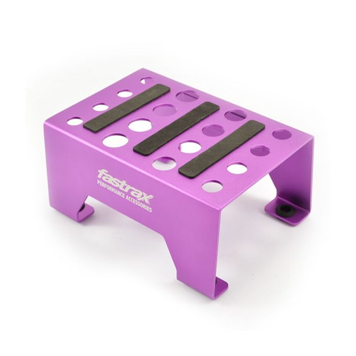 Fastrax Universal Aluminium Car Stand Purple Fastrax Universal Aluminium Car Stand Purple