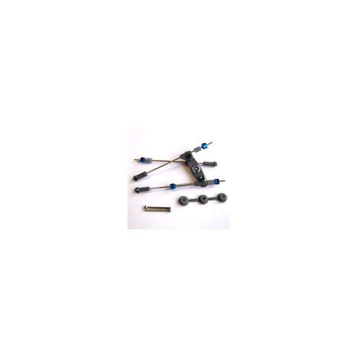 Fastrax Pre-Assembled Throttle/Brake Linkage Set Black