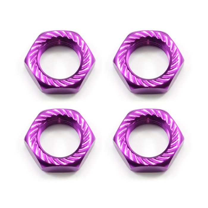 Fastrax 17mm X 1.0 Purple Serrated Wheel Nuts (4Pcs) Fastrax 17mm X 1.0 Purple Serrated Wheel Nuts (4Pcs)