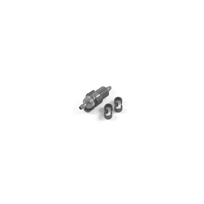FASTRAX GREY FUEL FILTER w/MOUNT & FUEL TUBE CLIPS FASTRAX GREY FUEL FILTER w/MOUNT & FUEL TUBE CLIPS