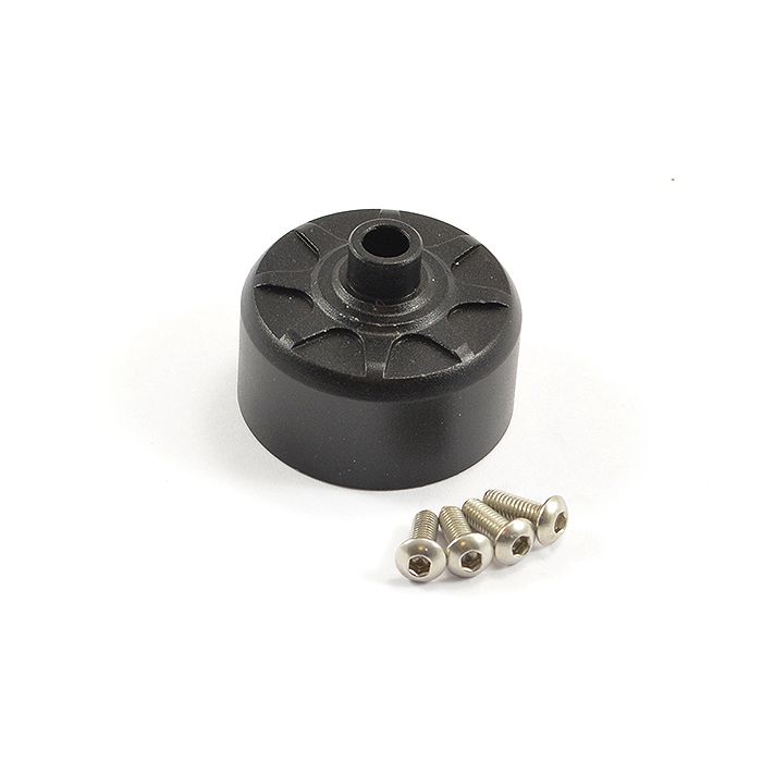 Fastrax Arrma Alu Front/Rear Diff Case - Kra/Sen/Out (FTAR013BK)