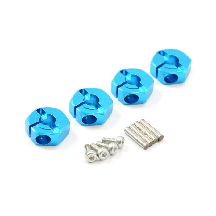 Fastrax Tamiya TT02 Aluminium 12Mm Wheel Hexes (4) Fastrax Tamiya TT02 Aluminium 12Mm Wheel Hexes (4)
