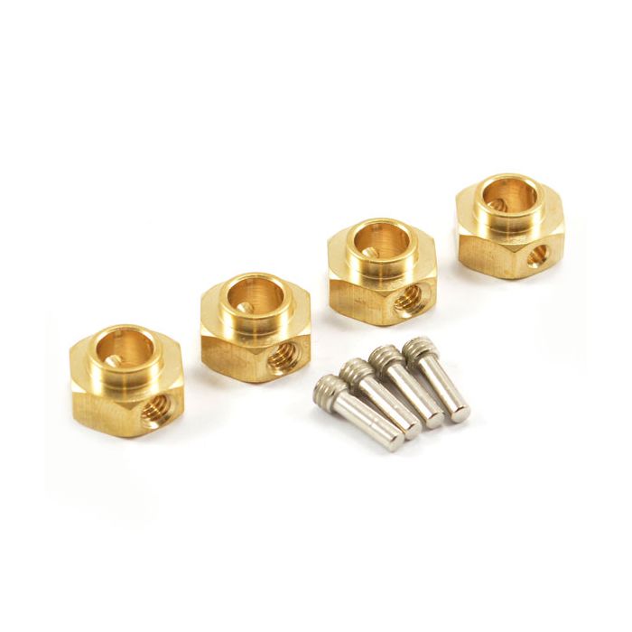 Fastrax TRX-4 Brass Hex Wheel Hub (4) (FTTX316BR) Fastrax TRX-4 Brass Hex Wheel Hub (4) (FTTX316BR)