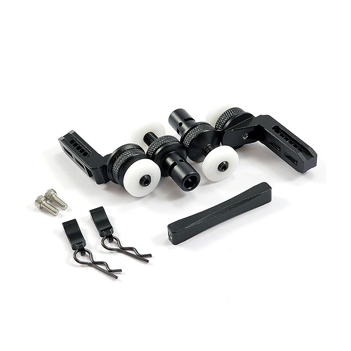 Fastrax TRX-4 Alloy Front & Rear Magnetic Body Mounts (FTTX332BK)