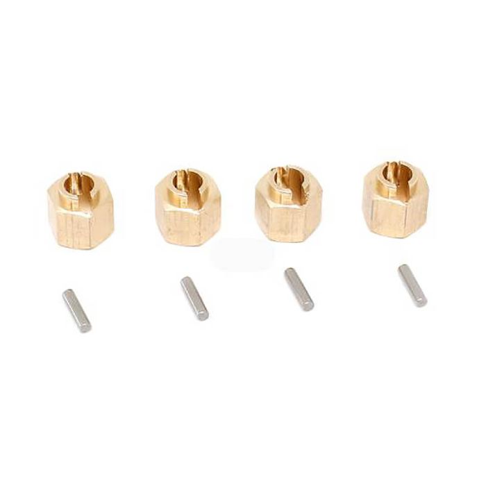 Fastrax TRX-4M Brass 7Mm Hex, Length 6Mm Hub Extenders (4) (FTTX476) Fastrax TRX-4M Brass 7Mm Hex, Length 6Mm Hub Extenders (4) (FTTX476)
