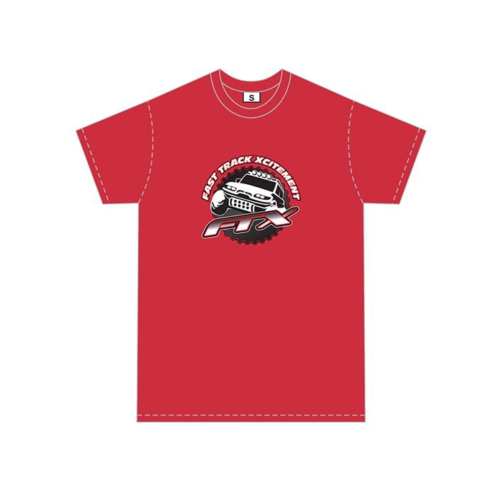 FTX Gear Logo Brand T-Shirt Red - Large (FTX0001L) FTX Gear Logo Brand T-Shirt Red - Large (FTX0001L)