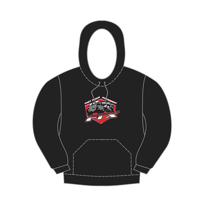 FTX Badge Logo Brand Pullover Hoodie Black - X Large (FTX0004XL) FTX Badge Logo Brand Pullover Hoodie Black - X Large (FTX0004XL)