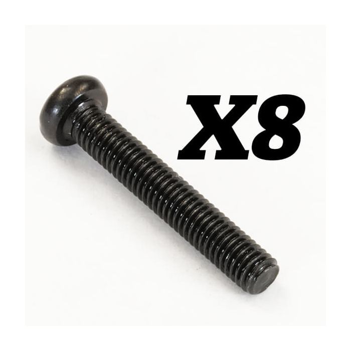 FTX Rokatan Round Head Cross Screw M3X18 (FTX10188) FTX Rokatan Round Head Cross Screw M3X18 (FTX10188)
