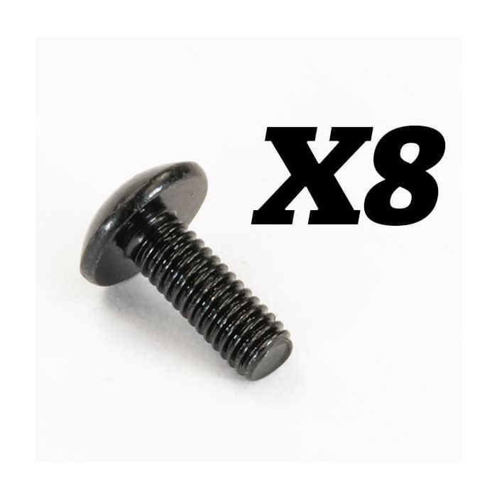 FTX Rokatan Dome Head Cross Screw M3X8 (FTX10202) FTX Rokatan Dome Head Cross Screw M3X8 (FTX10202)