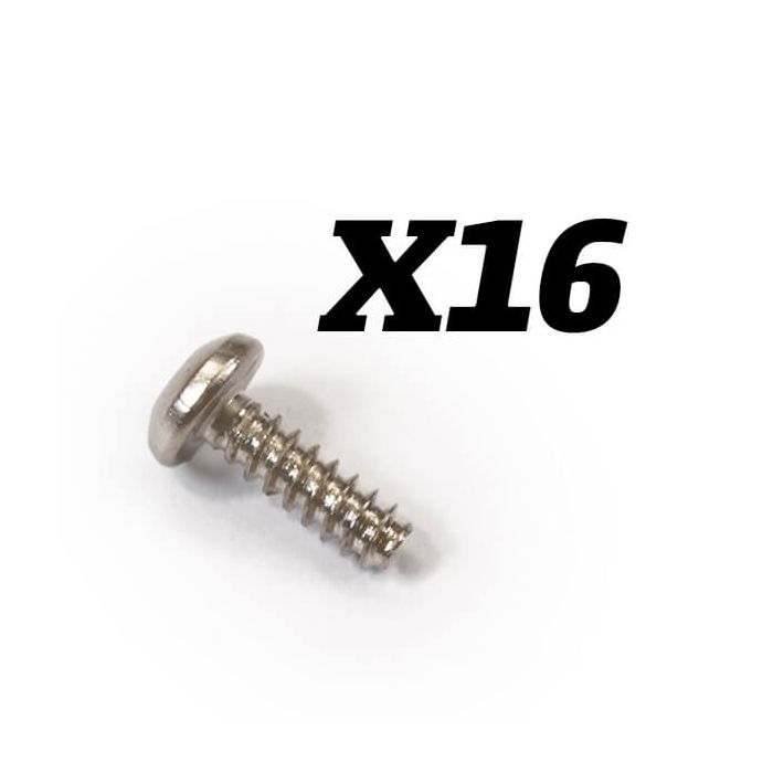 FTX Button Head Self-Tapping 2X6mm Screws (FTX10355) FTX Button Head Self-Tapping 2X6mm Screws (FTX10355)