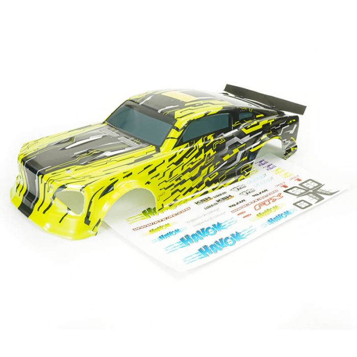 FTX Havok Drift Street Body - Yellow (FTX10633Y) FTX Havok Drift Street Body - Yellow (FTX10633Y)