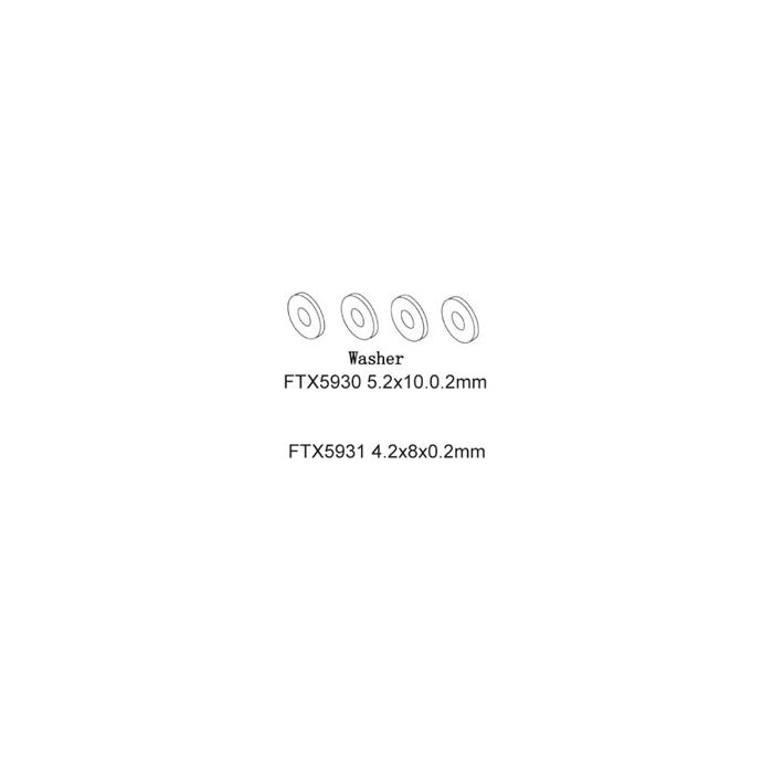 FTX Washer 5.2X10X0.2 (FTX5930) FTX Washer 5.2X10X0.2 (FTX5930)