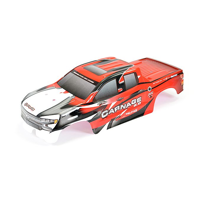 FTX Carnage 2.0 Red Printed Bodyshell (FTX6345R) FTX Carnage 2.0 Red Printed Bodyshell (FTX6345R)